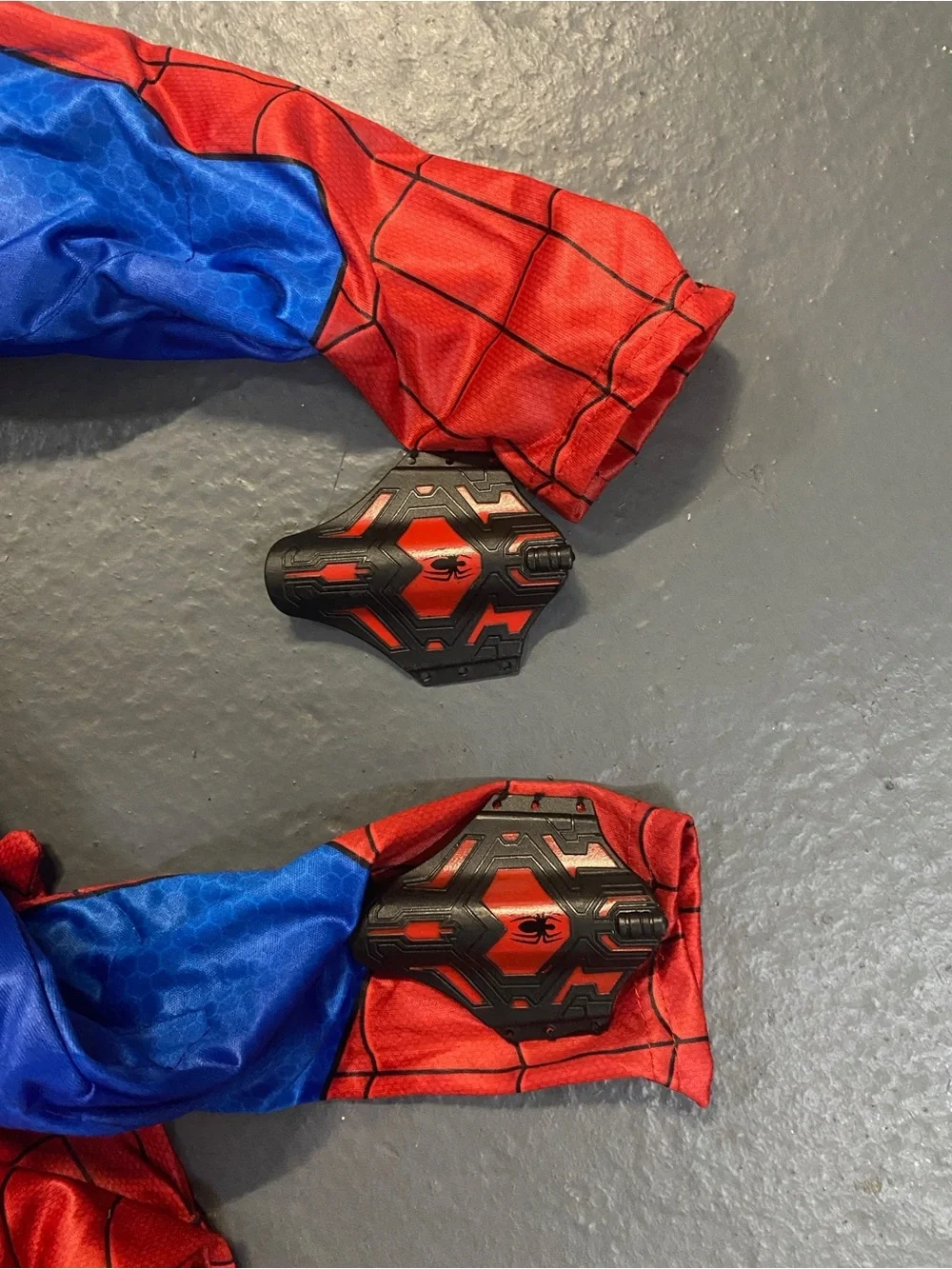 Marvel Spider-Man Kids Padded Jumpsuit Costume - Red & Blue XS GOOD